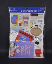 NEW SEALED Hallmark Peanuts Collection Sports Scrapbooking Kit