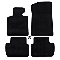 Velour FußMatten Automatten FüR BMW 3Er E46 1998-2006 4-Tlg Schwarz
