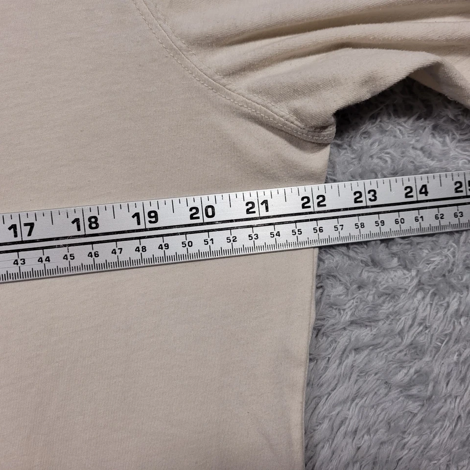 Camisa Avalanche Para Hombre Grande Marfil Logo Gráfico Manga Larga * Foto 3 de 4