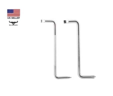 2 Piece Offset Screwdriver Set 90° Blade Angle #1 #2 Phillips 3/16" 1/4" Slotted