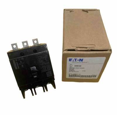 EATON GHB3100 CIRCUIT BREAKER 3-POLE, 100A, 277/480 VAC BRAND NEW IN BOX