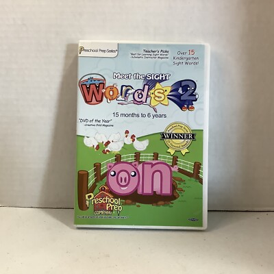 Meet The Sight Words Level 2 (15 Months-6 Years) DVD, MULTIPLES SHIP/FREE!