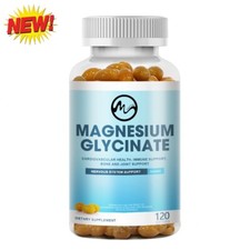 Magnesium Glycinate High Absorption,Improved Sleep,Stress  Anxiety Relief 120