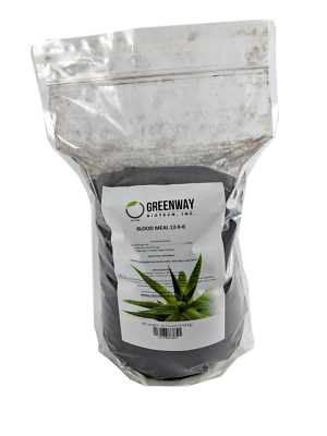 Blood Meal Fertilizer – 13% Nitrogen, Organic, 5 Pounds – Greenway Biotech 3 thumbnail image