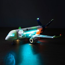 BrickBling LED Licht Kit für LEGO City Passagierflugzeug 60367 DIY Dekoration 