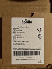 80 X Available Brand New Apollo Sounder Beacon Base With Isolator 45681-330