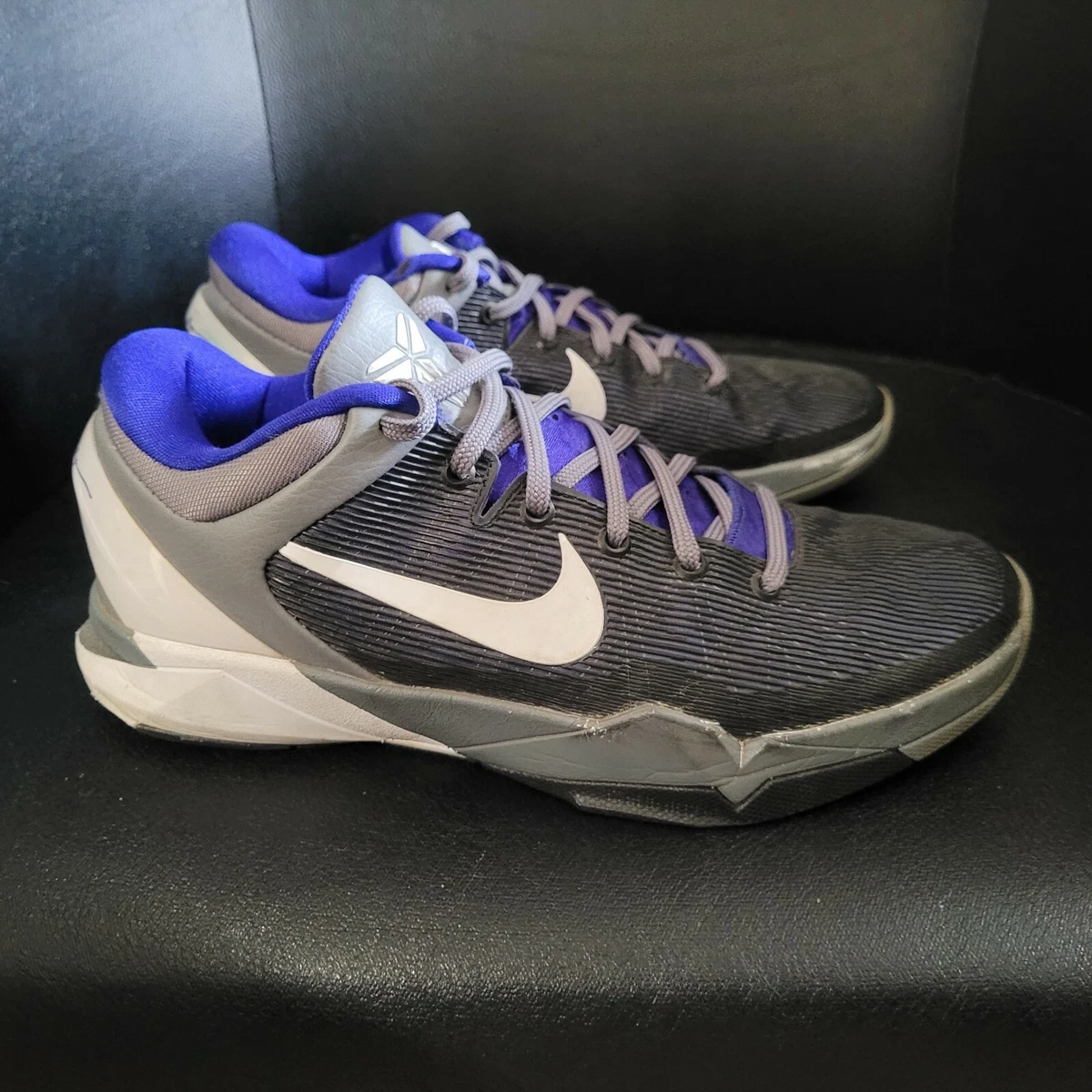 Nike Kobe 7 Concord Blue Cool Grey Mens Size 8 Basketball Shoes eBay
