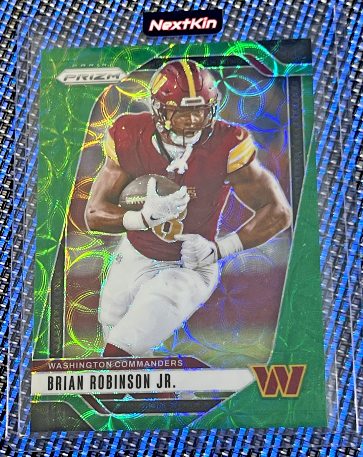 2024 Panini Prizm Brian Robinson Jr Green Scope 288 SSP /75 Rare Low Pop