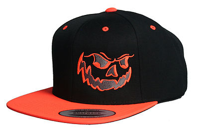HALLOWEEN HAT CAP FLAT BILL SNAPBACK 
