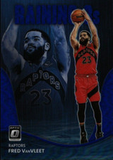 2022-23 Panini Donruss Optic Raining 3s Blue #10 Fred VanVleet #/49