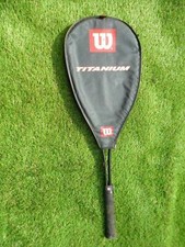 Wilson Smash Titanium squash Racket and cover