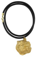 Norfolk Terrier - Dog necklace, gold-plated pendant for dog fan, unique jeweller