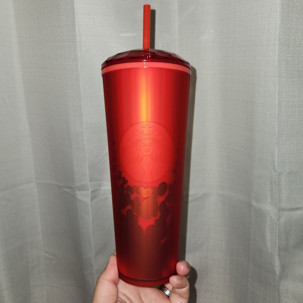 Starbucks Valentines Tumbler 2022 Limited Edition Hearts Dome Cup  762111493385| eBay