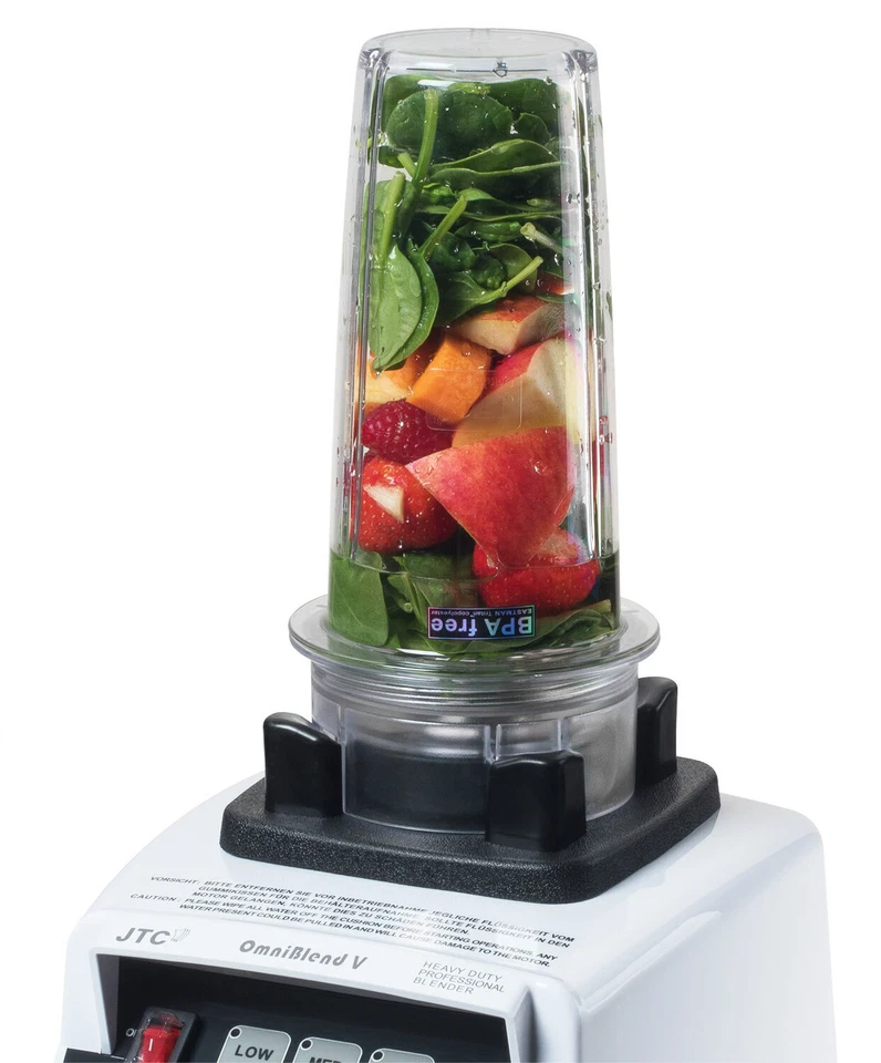 Omniblend Mix&Go-Set 950 ml Trinkbecher Becher Behälter + Mixer Adapter Smoothie - Bild 2 von 3