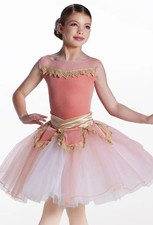 Dance Pre-Owned Costume Medium Child Peach Weissman 17423 Ballet Pointe Tutu