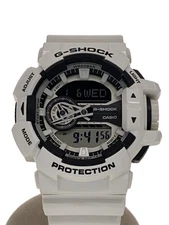 CASIO G-SHOCK White Analog Digital Quartz Watch Near Mint JAPAN
