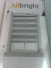 ALLBRIGHT Zebra Roller Shade 23"W,48"H MISSING HARDWARE
