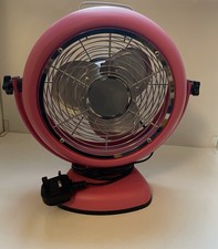 Pink Metal Fan 9 Inch