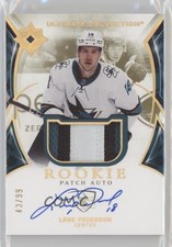 2021 Upper Deck Ultimate Collection Rookies 43/99 Lane Pederson Patch Auto 4v9