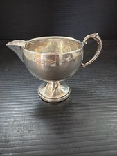 Art Deco  Vintage Weighted Creamer Sterling Silver 104g Scrap Or Keep