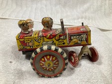 Marx Queen of the Campus Crazy Car Jalopy Tin Litho Original Parts