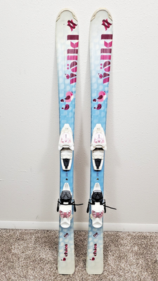 130cm Volkl Chica All Mountain Jr Girl's Skis w/ Adjustable