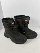 SHULOOK Men 12 Snow Boots Waterproof Warm Fur Lined Winter Hiking Boot Non-slip