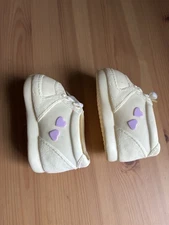 Vintage Playskool My Buddy Kid Sister Replacement Shoes Sneakers Pink Hearts