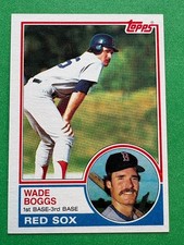 1983 Topps - Wade Boggs #498 (RC) NM Red Sox