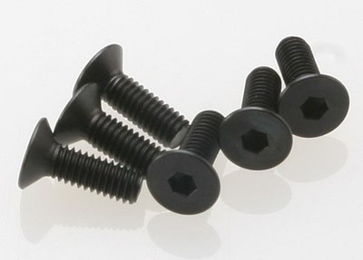 Traxxas 1/10 Rustler VXL * 6 COUNTERSUNK MACHINE SCREWS - 4X12MM HEX DRIVE *