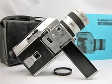 Film Tested  Working Pro CANON Auto Zoom 814 SUPER-8 MOVIE CAMERA W/Case  Inst