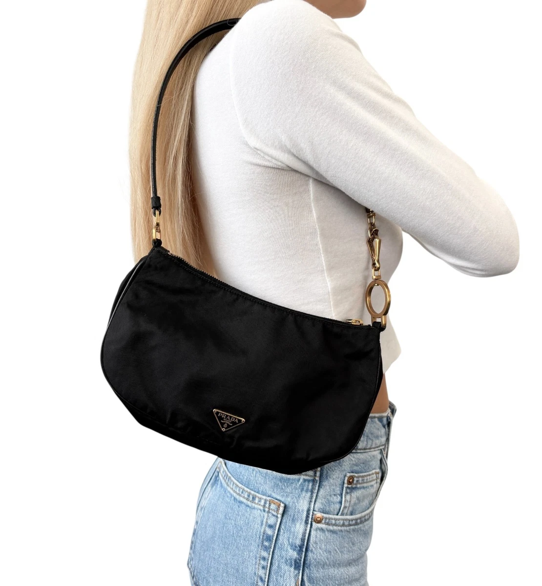 PRADA Tessuto Shoulder Bag Small Bags & Handbags for Women for