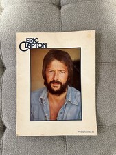 Eric Clapton Program Original 1974