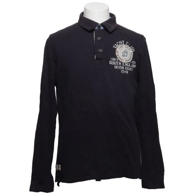 Camp David, Rugby Shirt, Größe: M/L, Yacht Club Crew, Blau, Baumwolle #TJm