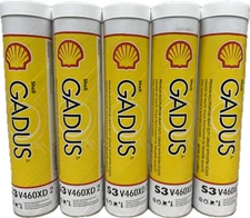 Sale!!! Shell Gadus S3 V460D 2 5x14oz 3% Moly High Temp #2  Grease  550027657