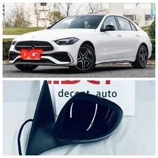 Car Driver Left Side Door Mirror for Mercedes Benz New C class W206 W/Blind Spot