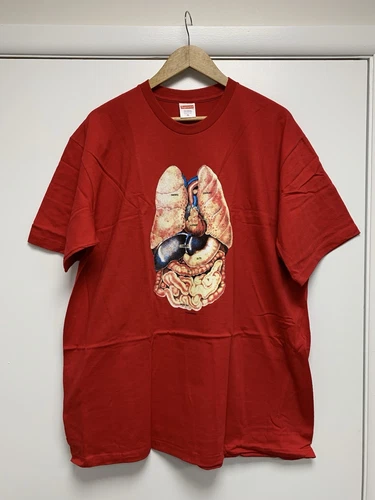 Tee shirt Supreme Guts (rouge) taille XL (neuf)