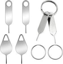 2 Pcs Specially Sized Sim Card Tray Removal Key  2 Universal Sliver