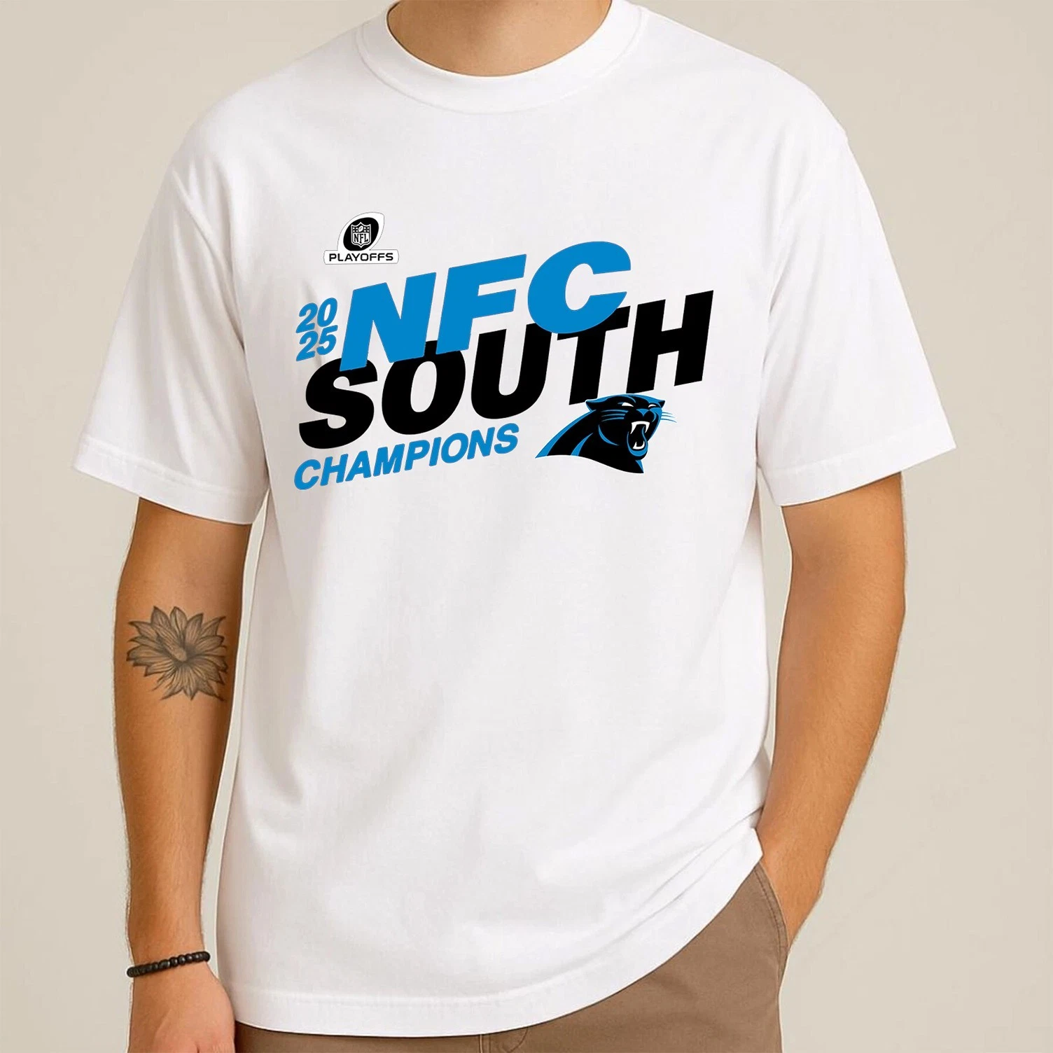 NFC South Division Champions Carolina Panthers T-Shirt