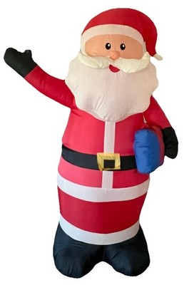 6.5 Feet Christmas Giant Inflatable Santa Claus Party Decoration LED Light