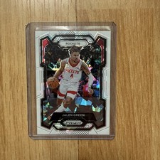 2023 PANINI PRIZM #29 JALEN GREEN WHITE ICE /35