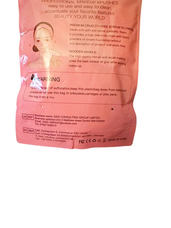 Juego de 16 brochas de maquillaje profesionales Bestope Foto 4 de 4