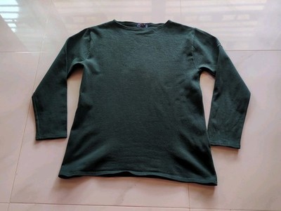 Saint James Froset Green L/S Jersey 38 Medium Unisex
