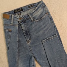 Judy Blue Jeans Womens 15/32 Blue Skinny Fit Light Wash Denim High Rise Stretch