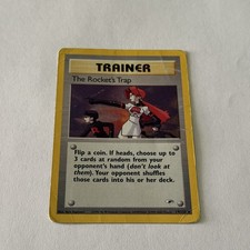 The Rocket’s Trap 19/132 Pokémon TCG WOTC Gym Heroes Holo Rare 2000 Trainer Card on eBay