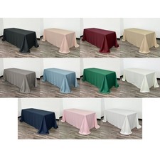 90 x 132 Inch Rectangular L'Amour Tablecloth, L'Amour Table Clothes for Weddings