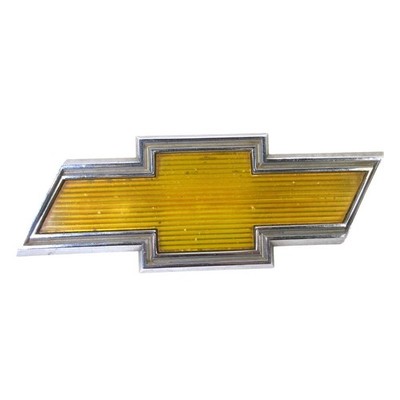 Vintage 1973-1977 Chevrolet Truck Yellow Bowtie Emblem Badge KBC 52571-1 347648