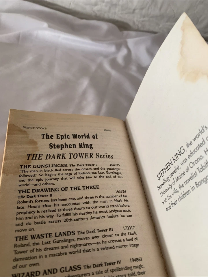 It - Stephen King 1981 Vintage Horror First Signet Paperback Book - GOOD Item885 Foto 4 de 4