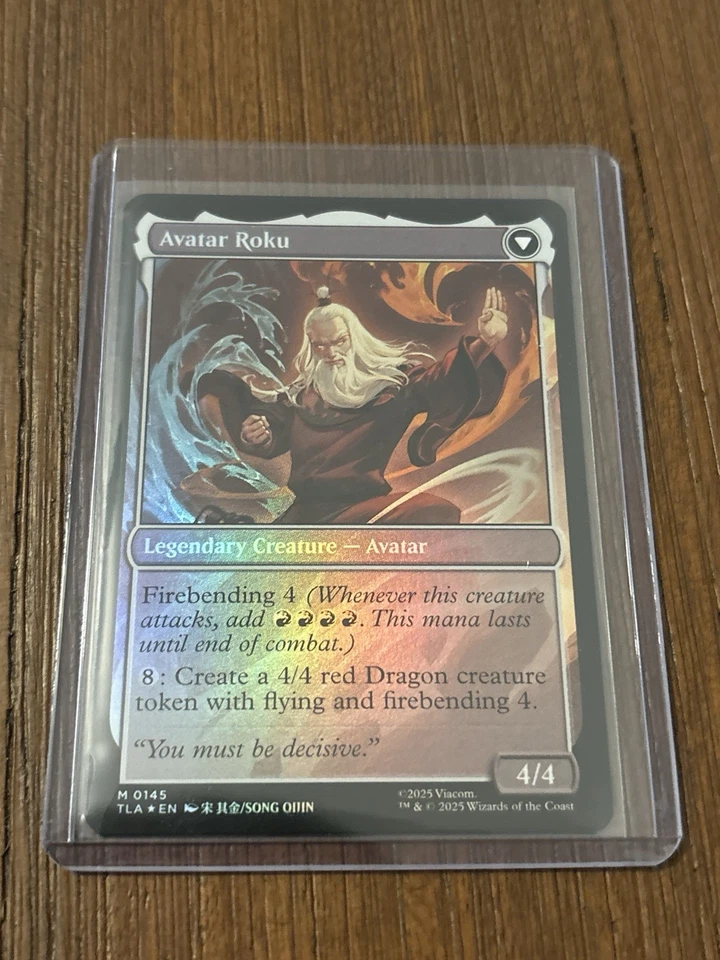 The Legend of Roku 145 Mythic FOIL - MTG Avatar: The Last Airbender TLA NM - Image 2 of 2
