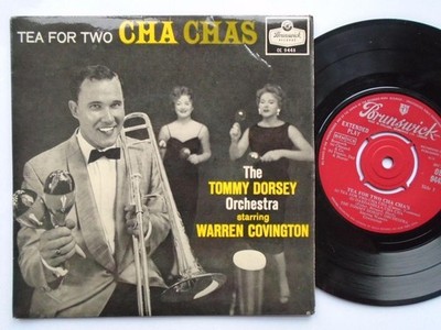 Tommy Dorsey Tea For Two Cha Chas EP Brunswick OE9448 VG/EX 1961 picture sleeve
